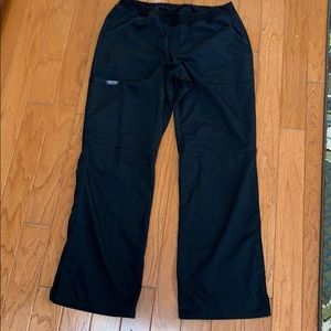 Black Cherokee Workwear Scrub Pants